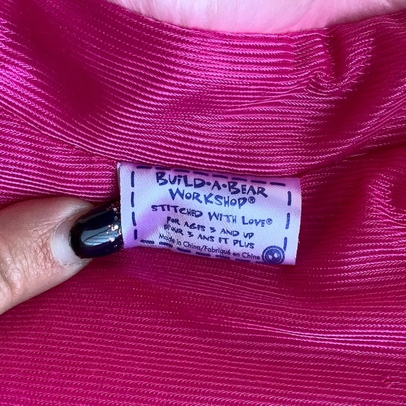 Build-A-Bear Pink Furry Coat For Build A Bear Plush - Picture 5 of 7